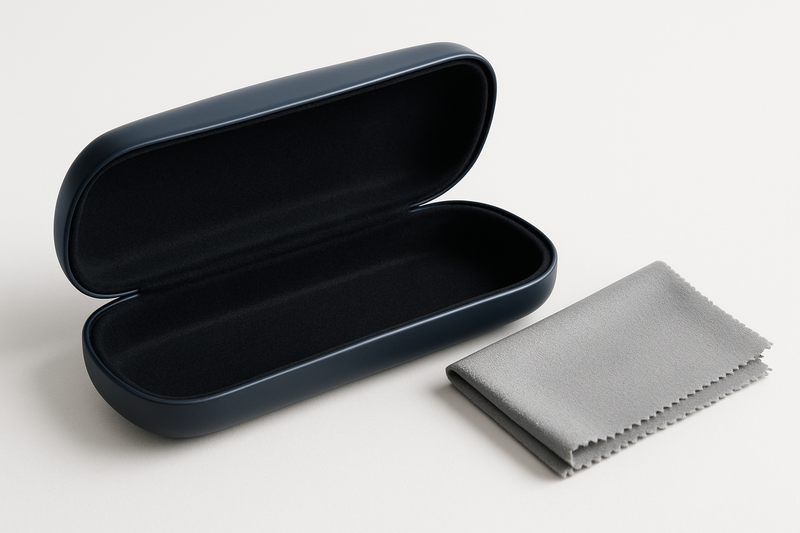 frame case and lens cloth